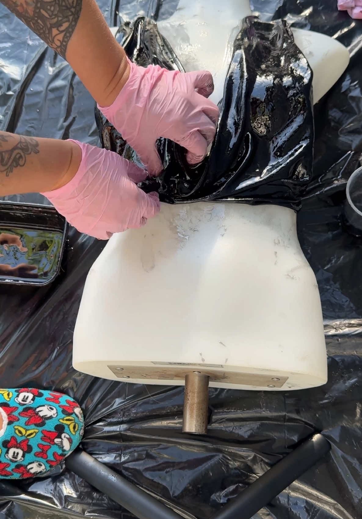 Try 2 of making a resin top  #resin #resintop #resinclothes #resinclothingdesign 