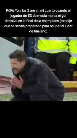 Basado en hechos muy reales #futbol⚽️ #memestiktok #jugador #media #baja #gol #final #champions #hechos #reales #cholosimeone #celebracion #parati #foryour 