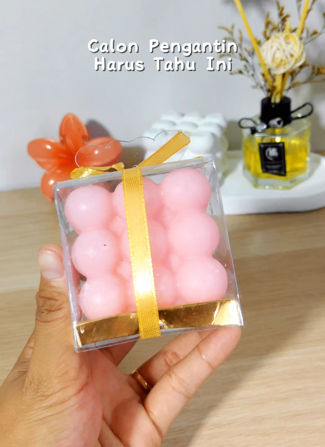 cocok buat dekorasi atau souvenir nih 😍 #javacandle #lilinaesthetic #bubblecandle 