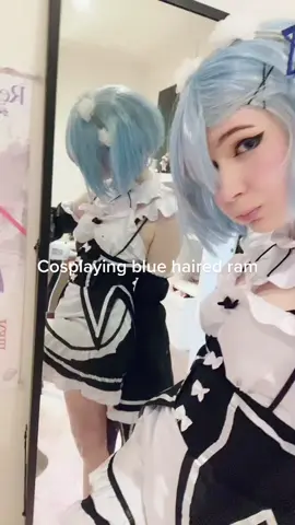 why did the cosplay company send me a blue wig? #whosrem #rezerocosplay #ramcosplay #cosplay 
