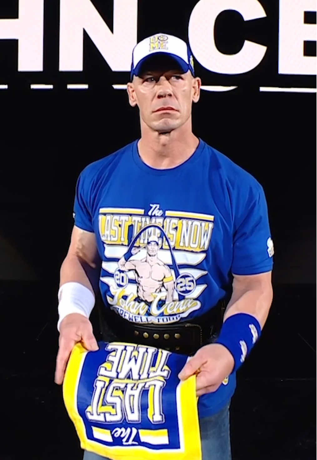 One Last Time. #JohnCena is ready for #WWEBacklash 🐐 #WWE 