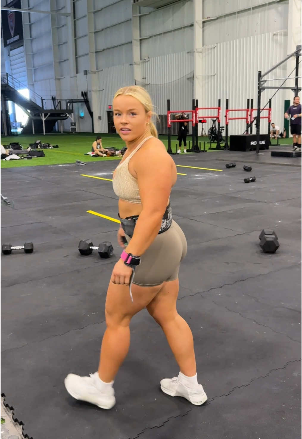 Behind the scenes of world fitness project #meatnugget #crossfit #workout #fyp