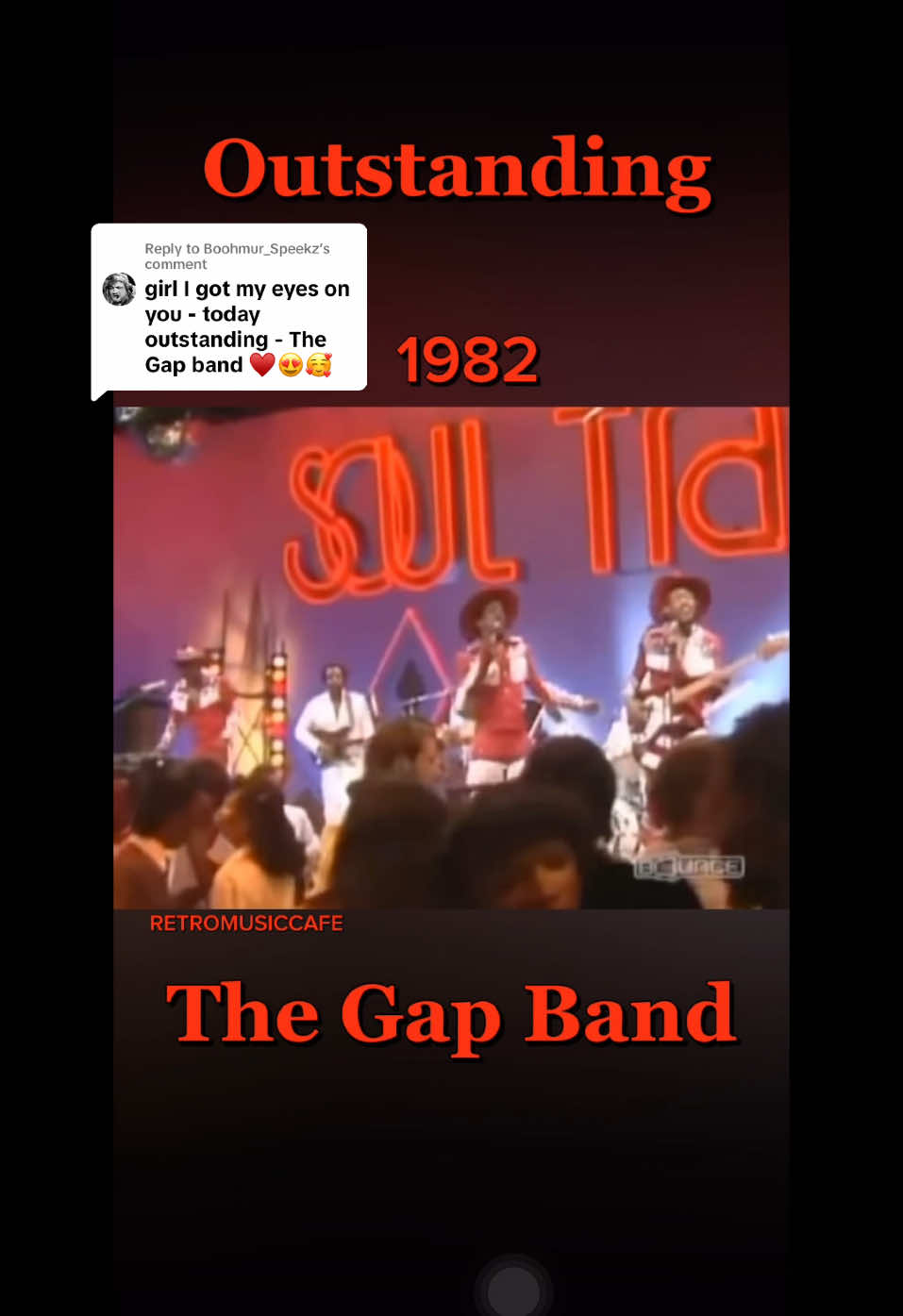 Replying to @Boohmur_Speekz #Outstanding #TheGapBand #80s #Rnb #Xyzbca #ClassicRnb #Tracieinamillion #OldSchool #Retromusiccafe #Fyp 