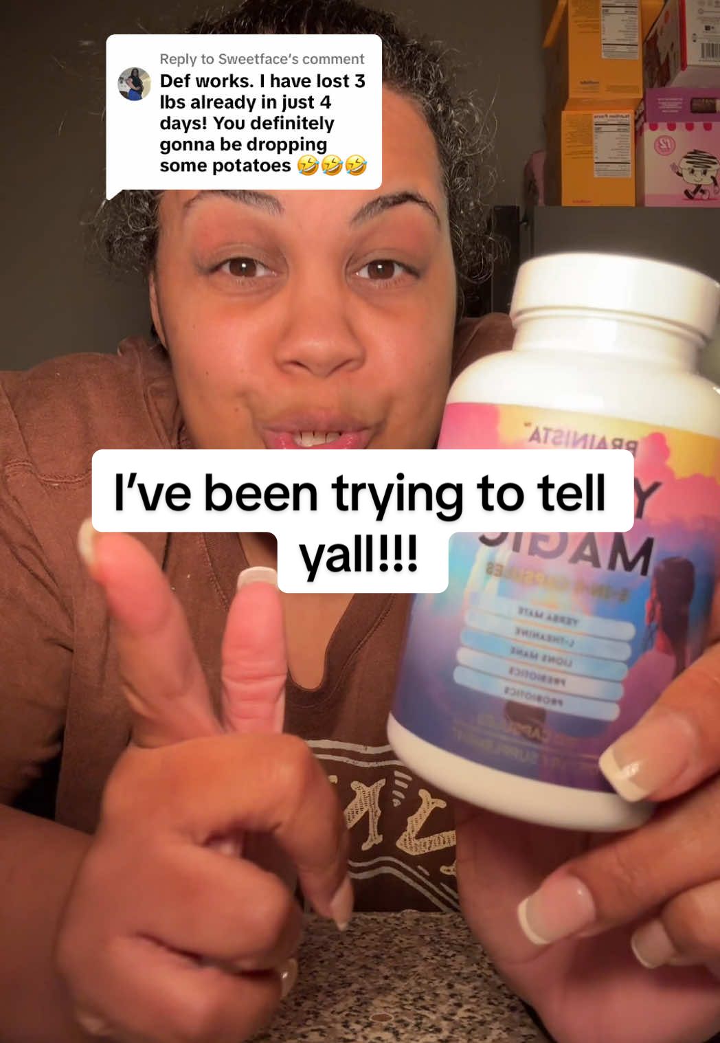 Replying to @Sweetface I LOVE to see it working for others too!! #yerba #yerbamate #yerbamagic 