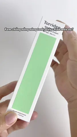 Kem chống nắng Torriden xanh lá#kemchongnang#torriden #kemchongnangtorriden #reviewlamdep #goclamdep #xuhuongtiktok #viral #fyp #xuhuong 