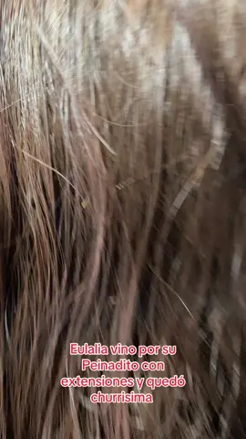 Eulalia vino por su peinado y extensiones y quedó churrisima lista para su danza@Milagros calderon #soycreadoradecontenido #corteviral #viral 