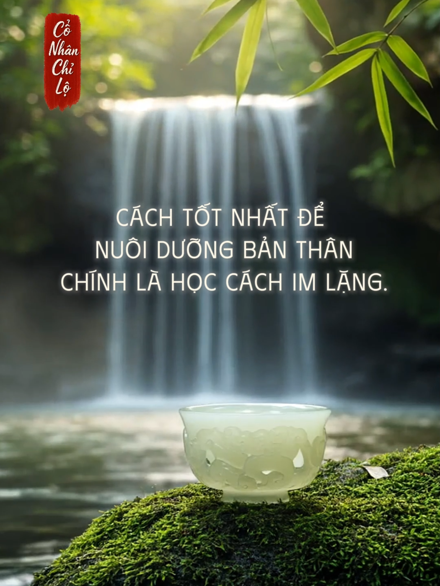 Cách tốt nhất để nuôi dưỡng bản thân chính là học cách im lặng. #conhanchilo #baihoccuocsong #suyngam #camxuc #giacngo #tinhthuc #kiemsoatcamxuc