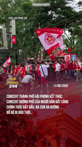 RA ĐƯỜNG ĐI BÃO THÔI BÀ CON ƠI, KHỐI ĐẠI ĐOÀN KẾT GIỜ MỚI DIỄU HÀNH NÈ #haiphong24h #tiktoknews #haiphong #theanh28 #70namgiaiphonghaiphong #lehoihoaphuongdo #concert #giaiphonghaiphong #concert 