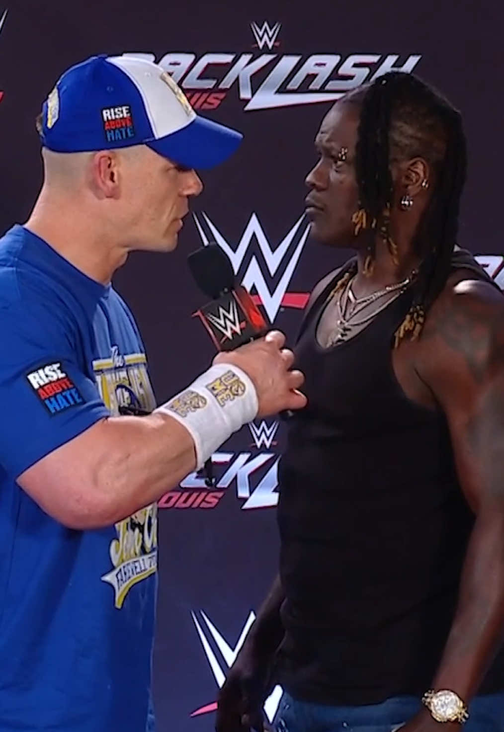 DID THAT JUST HAPPEN?!? 😲 #WWEBacklash #WWE #JohnCena #RTruth 
