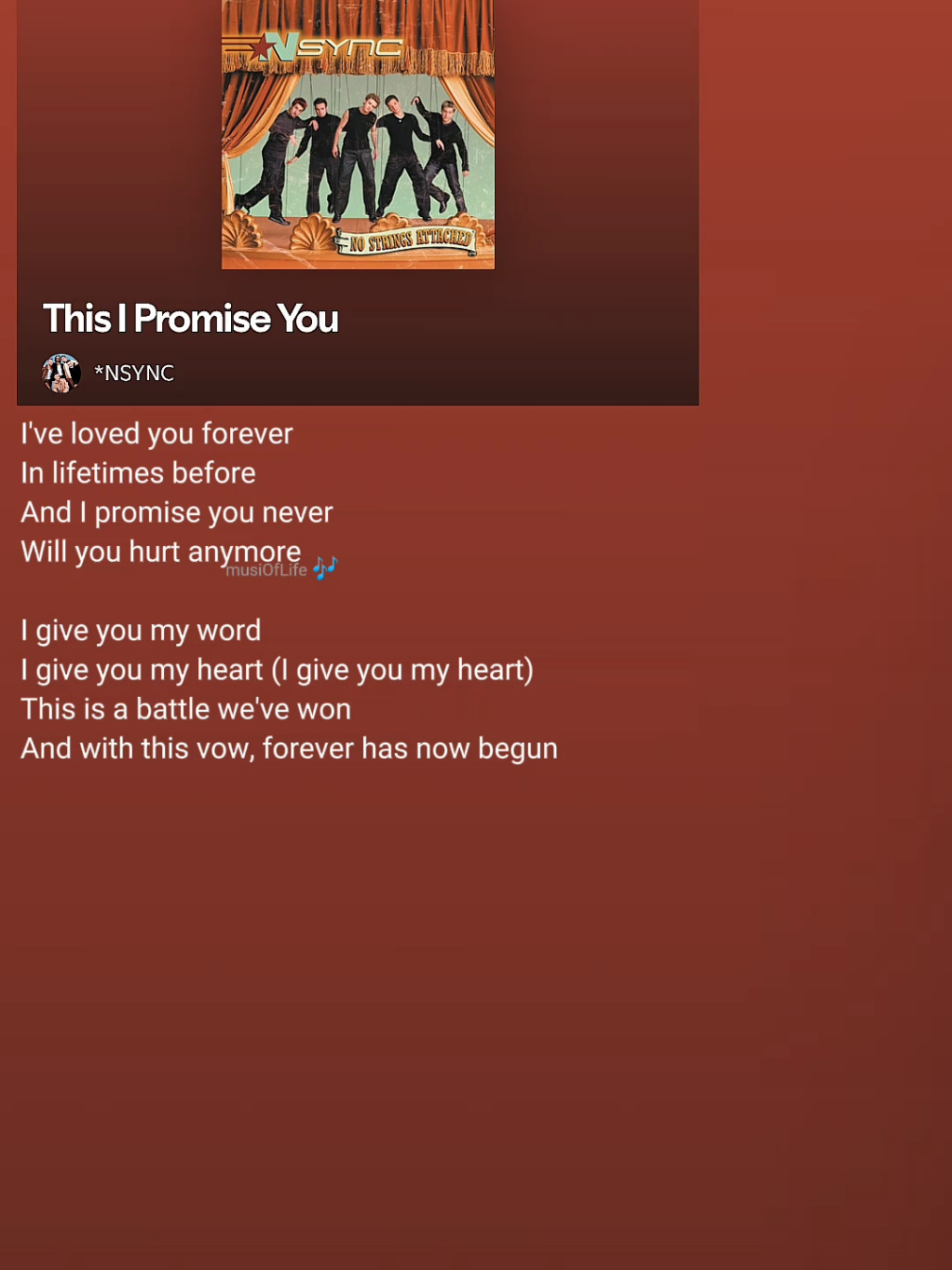 This I Promise You - *NSYNC  #shorts  #lyrics  #music  #vedio  #fyp  #fy  #Love  #song 