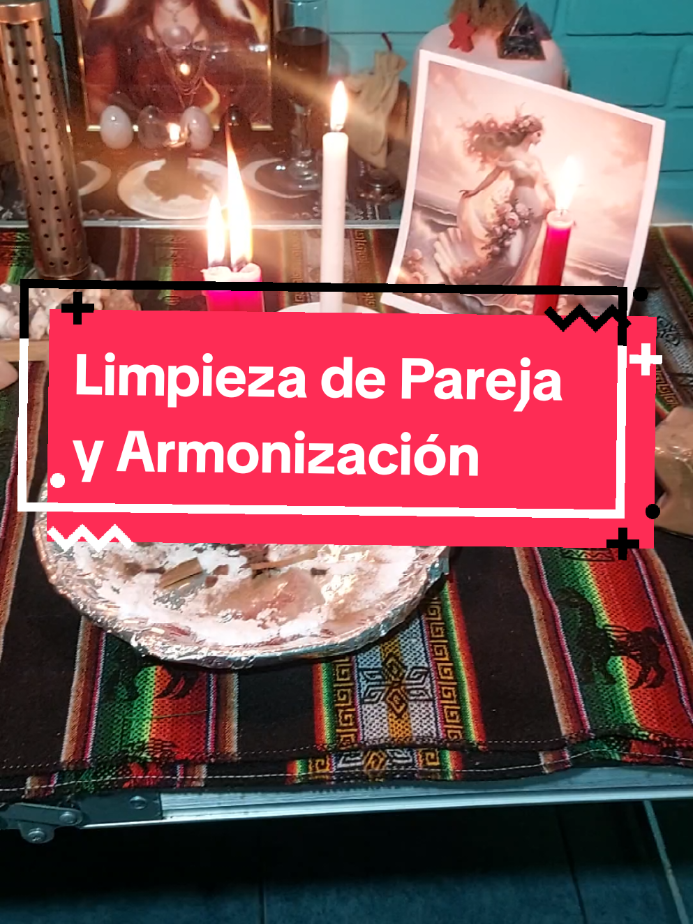 LIMPIEZA DE PAREJA Y ARMONIZACIÓN  Con la energía de la Diosa Afrodita ¿Sientes que tu relación necesita un nuevo aire? Este ritual te ayudará a: Alinear los chakras y armonizar la energía de la pareja Reducir enojos, calmar el ego y eliminar perturbaciones Canalizar el entendimiento mutuo y reactivar el deseo. Una ceremonia guiada con amor y respeto, invocando la fuerza de Afrodita, diosa del amor, la belleza y el deseo. Incluye revisión energética previa para diagnóstico personalizado. Agenda ahora al  WhatsApp: +56 9 7746 3425 /  +56 9 3901 9474  @mujer.medicina.angelical