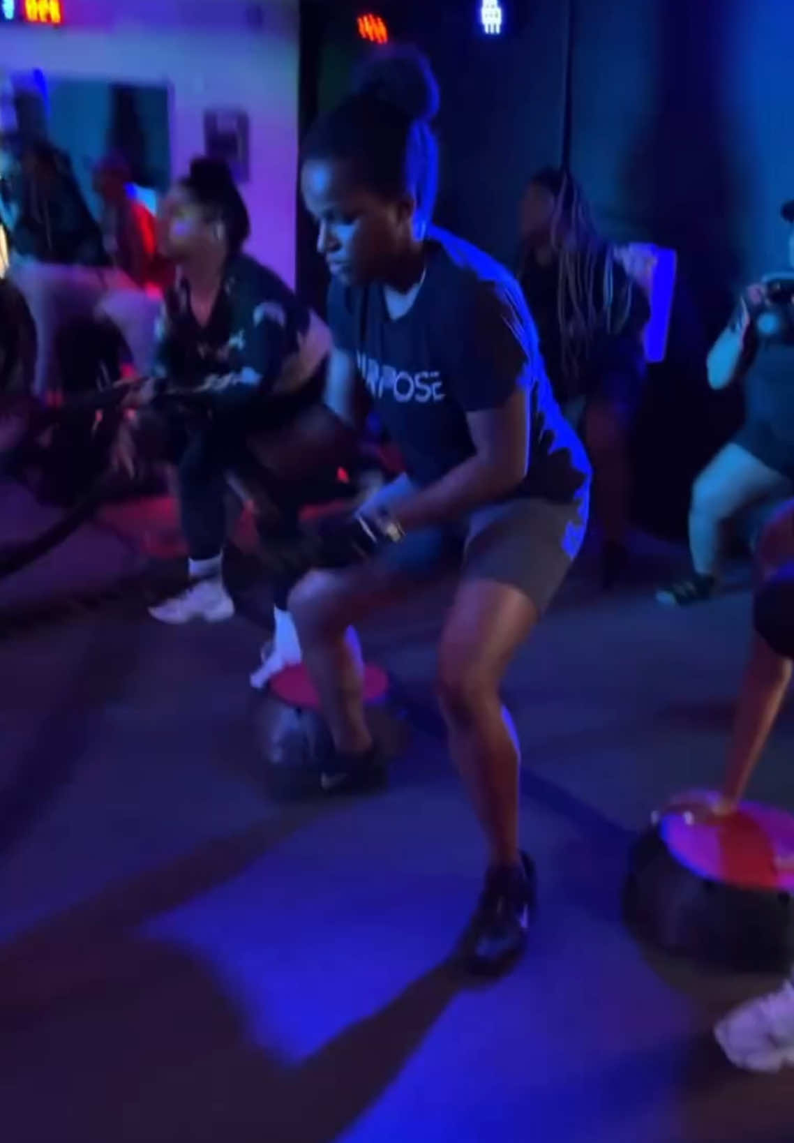 The best way to start off your Saturday! Early morning Cardio. #fyp #foryoupage #FitTok #dmvtiktok #dmvfitness #cardio #battleropes #gym #prfitnesscamp #viral 