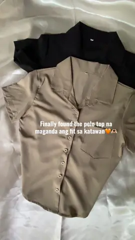 Sobrang ganda ng top na 'to beh!😍💓 #polo #fittedpolo #OOTD 