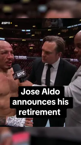What a career for #JoseAldo 👏 #UFC #mma #ufc315 #brasil #retirement 