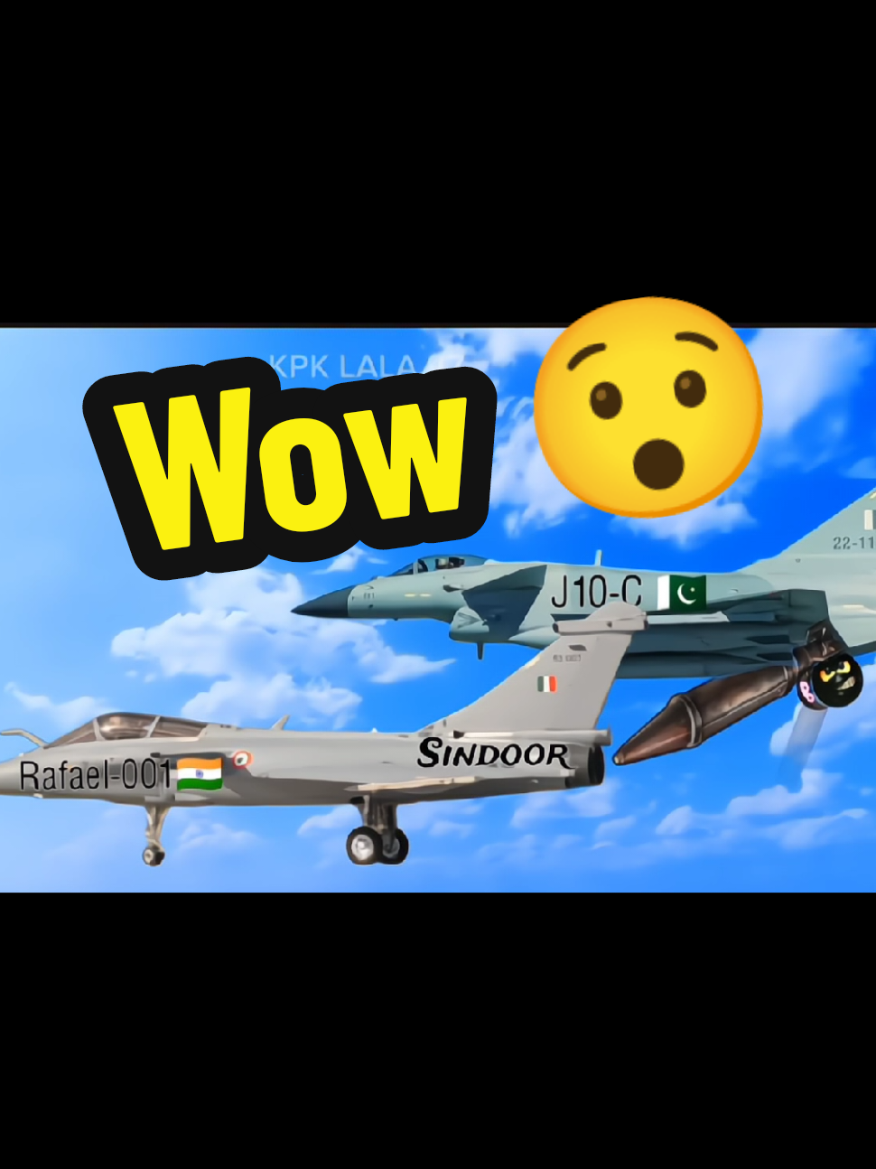 Rafael fighter jet crying 😭 on the boder#technologygyan 