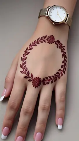 simple gol tiki mehndi design #mehndidesign #mehndi #easy mehndi design#tikii mehndi design #mehndi tatoo