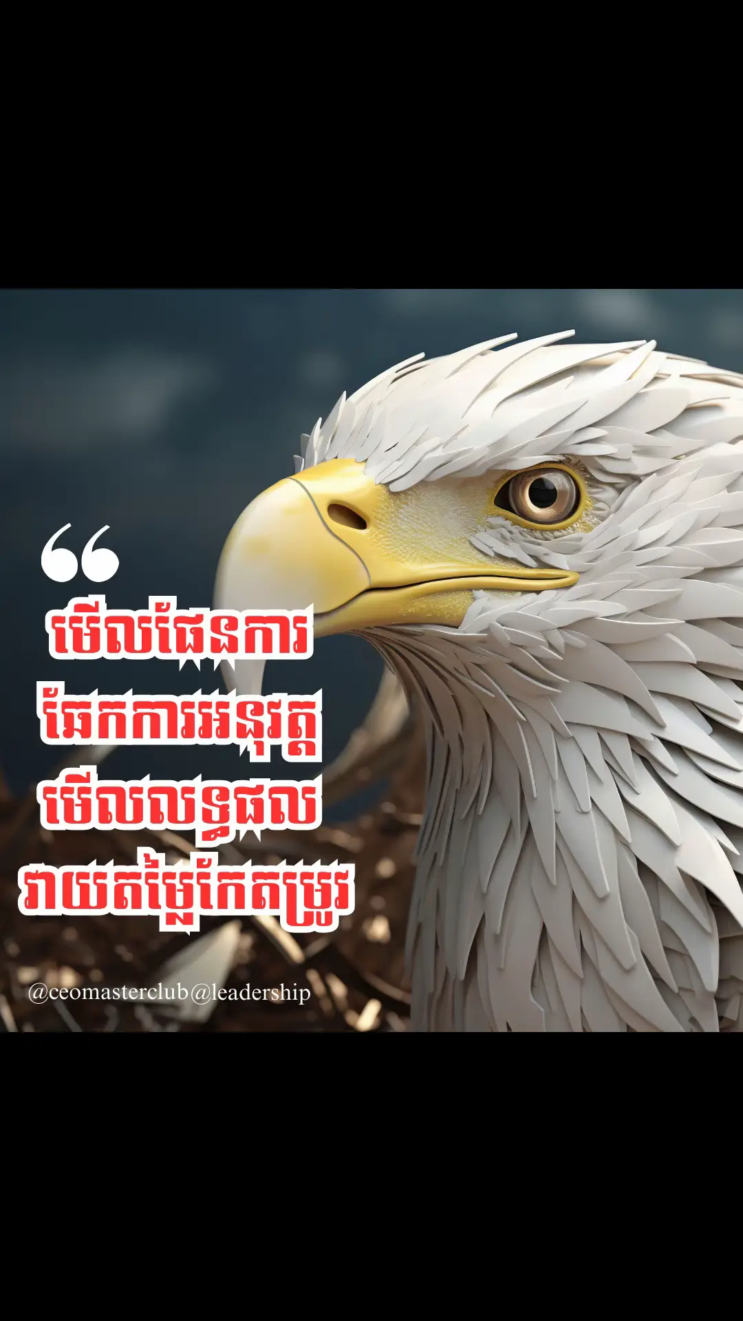 ភាពជាអ្នកដឹកនាំត្រជាក់ #ceomasterclub 