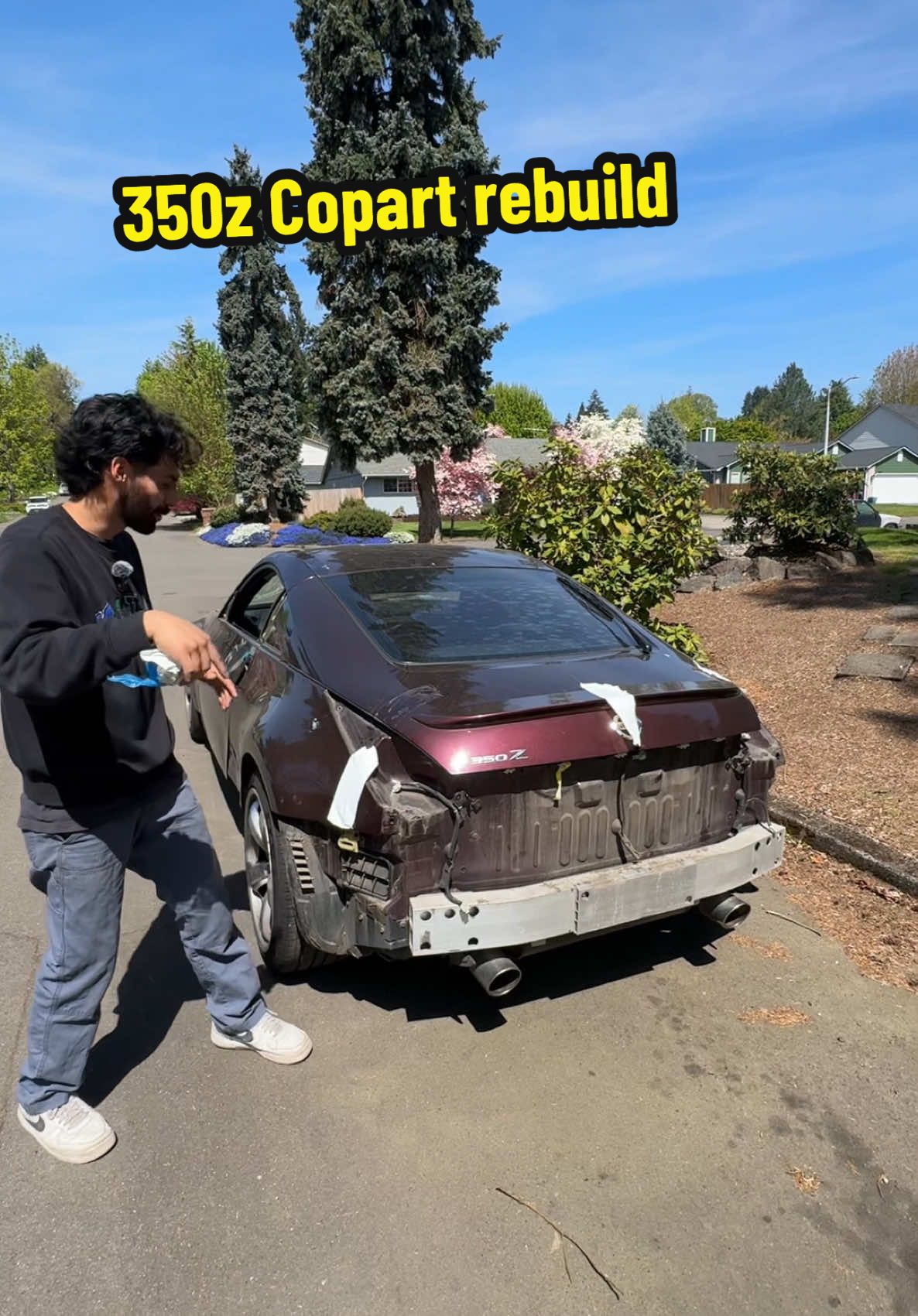 Full vid on my YT #fyp #foryoupage #carsoftiktok #rebuild #nissan #350z #trending #viral 