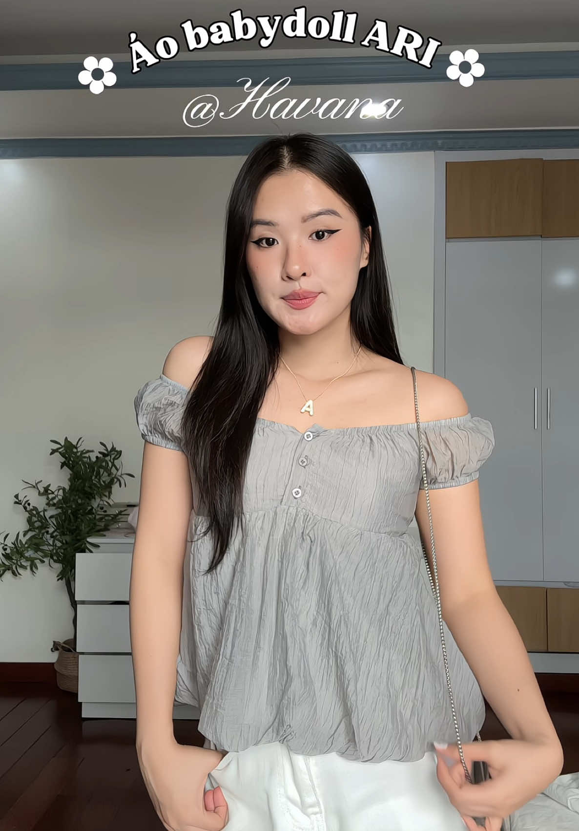 tui tìm được em áo babydoll dáng bí siêu xink🫢✨ #xuhuong #havana #aobabydoll #mixandmatch #aoxinh 