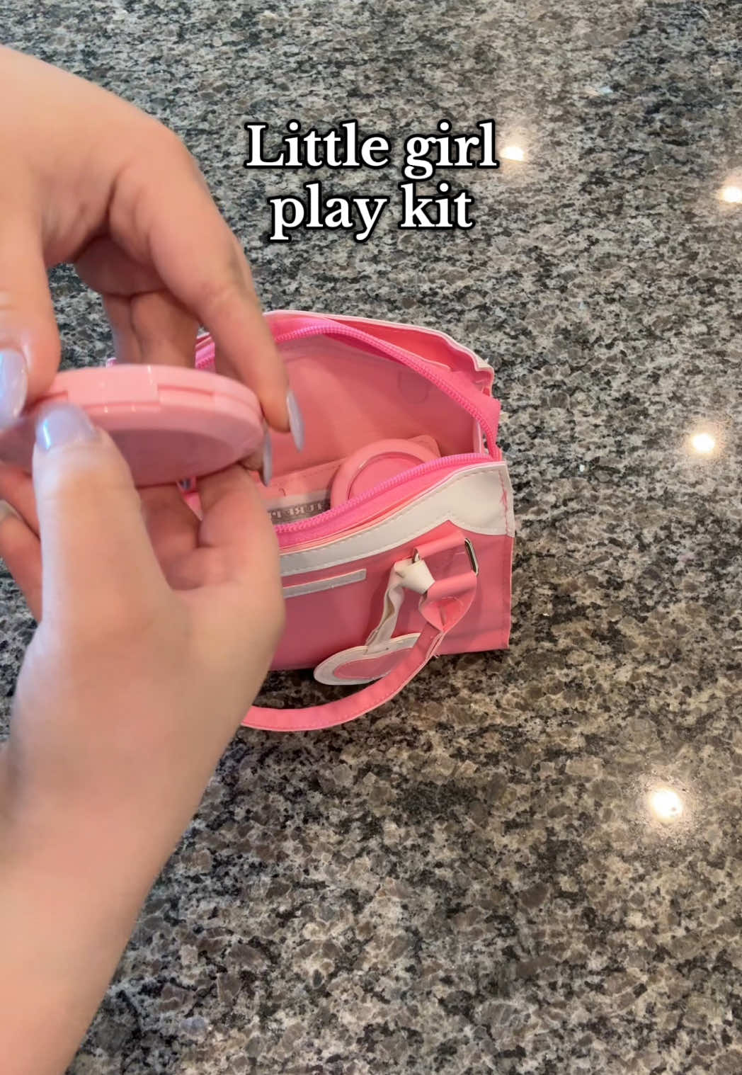 Little girl play kit  #asmr #asmrsounds #playmakeup #girlythings #girlytok 