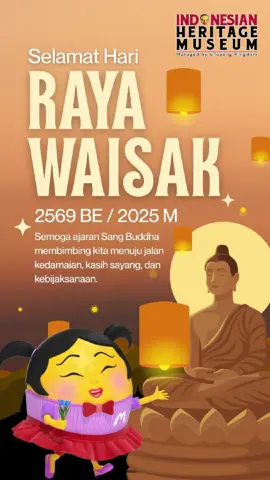 📜 Bagaimana awal mula Hari Waisak dirayakan dan berkembang di Nusantara? Ada kisah sejarah menarik yang memperlihatkan betapa kaya dan beragam budaya kita. Selamat Hari Waisak, mari jaga harmoni dalam keberagaman. #dtopengkingdomfoundation #dtopengkingdom #dtopengkingdommuseum #indonesianheritagemuseum #museumindonesia #museumtour #hariwaisak #waisakday #trisuciwaisak #selamathariwaisak #selamatharirayawaisak #waisak2025 #vesak #vesakday #happyvesakday #buddha #buddhism #buddhapurnima #buddhist #wesak