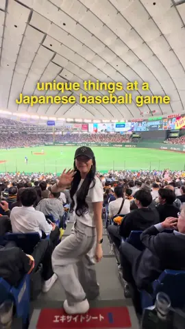 only in japan ⚾️💖🤭come w/ me to a baseball game in tokyo 🫶🏼 one of the best nights of my life~~ the energyyy !! the sushi race 🤣 1 order suntory whisky at your seats 2 try players’ signature bentos!! 3 cutest fancam and games ever 4 crab and sushi at food stands 5 japanese fans know every chant 6 tokyo giants mascot is a family of rabbits lol 🇯🇵🇯🇵🇯🇵 . . . unique things to do in japan ; tokyo itinerary #japan #japanesefood #bento #sushi #japanese 