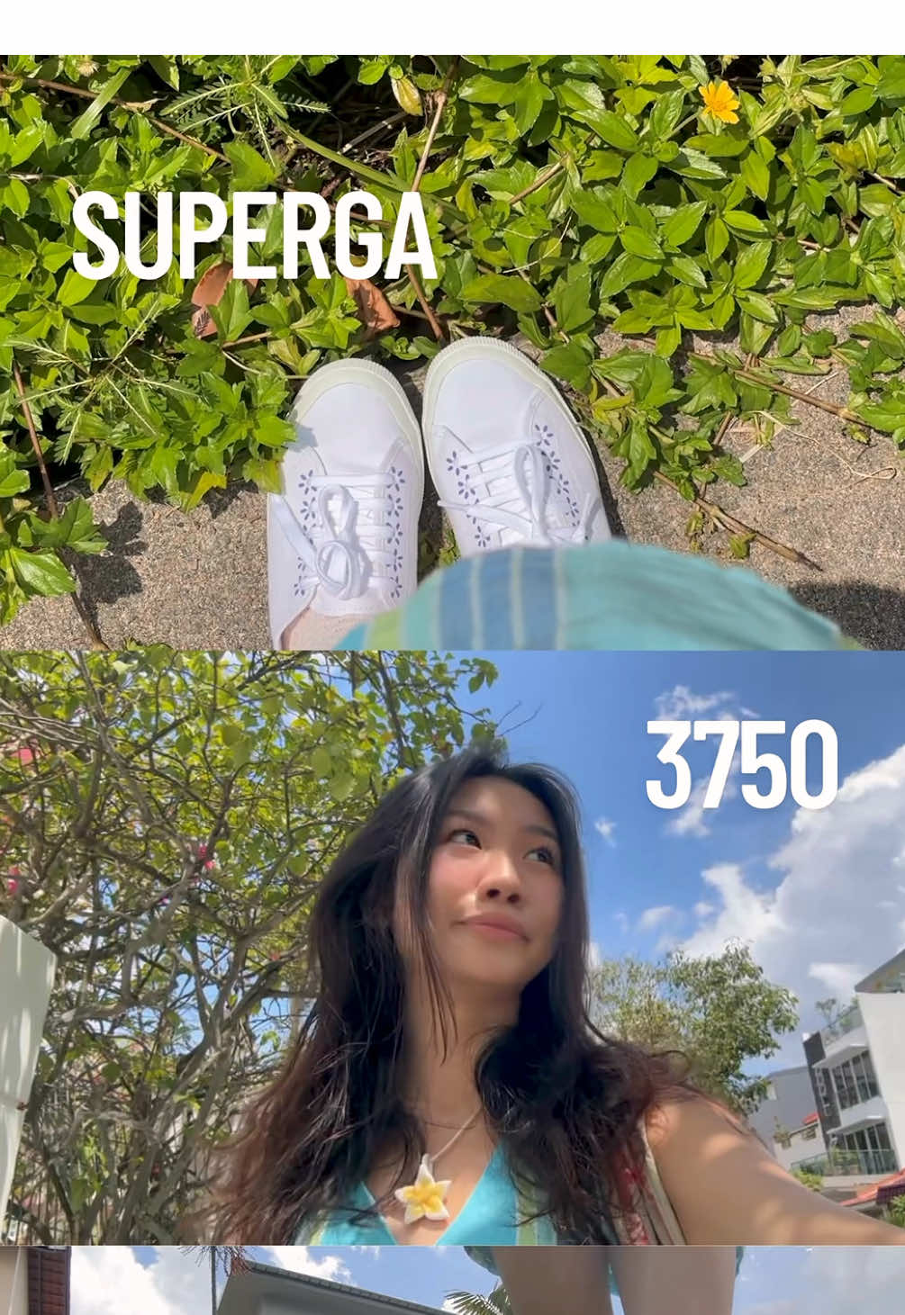 summer with @Superga’s new 3750 ceramic Print Leggera - comfortable, flexible and light 🦋🩵 @Superga Singapore @Superga #fyp 