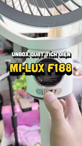 Unbox quạt tích điện cao cấp Mi-lux F188 của nhà #xiaomi #unboxing #titokshop 