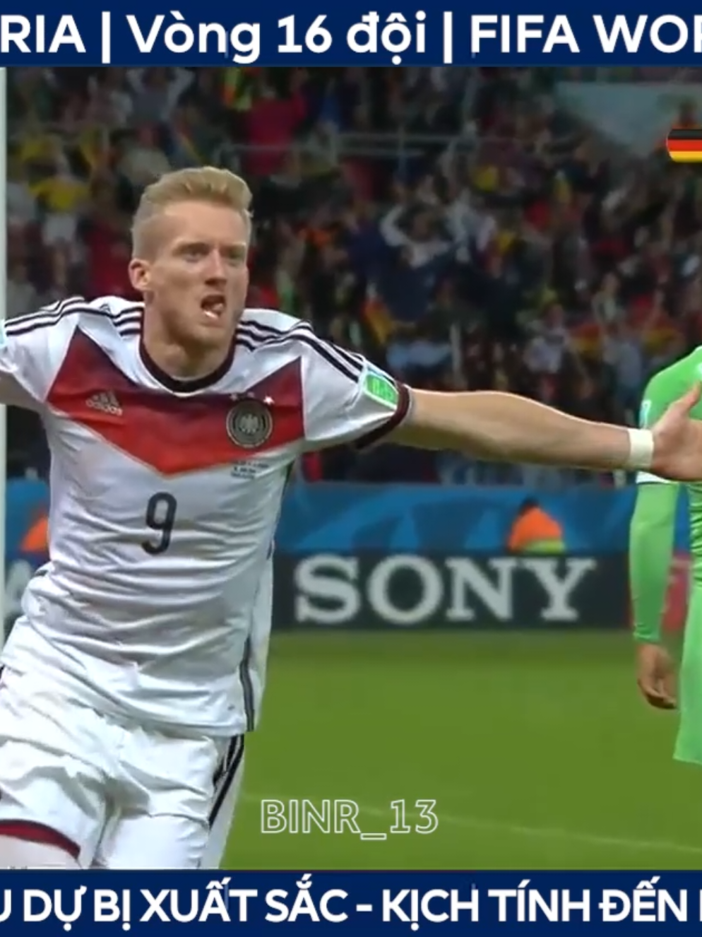 Highlight - Đức vs Algeria - vòng 16 đội World Cup 2014 - BLV: Quang Tùng - Tiến Dũng #binr13 #worldcup2014 #germany #algeria 