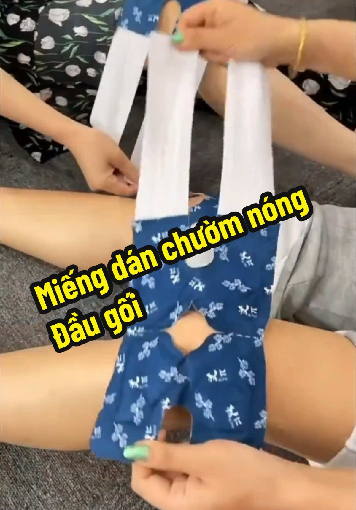 Miếng dán chườm nóng đầu gối #daulungmoigoi #giamdau #giamdau #miengdannhiet 