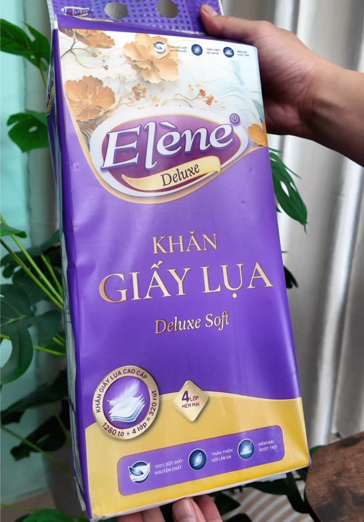 Khăn giấy rút đa năng Elene có 4 lớp dày dặn mềm mịn sản xuất đạt chuẩn ISO xài thích lắm các bạn #khangiayrut #khangiayelene #elene #datnhacua 