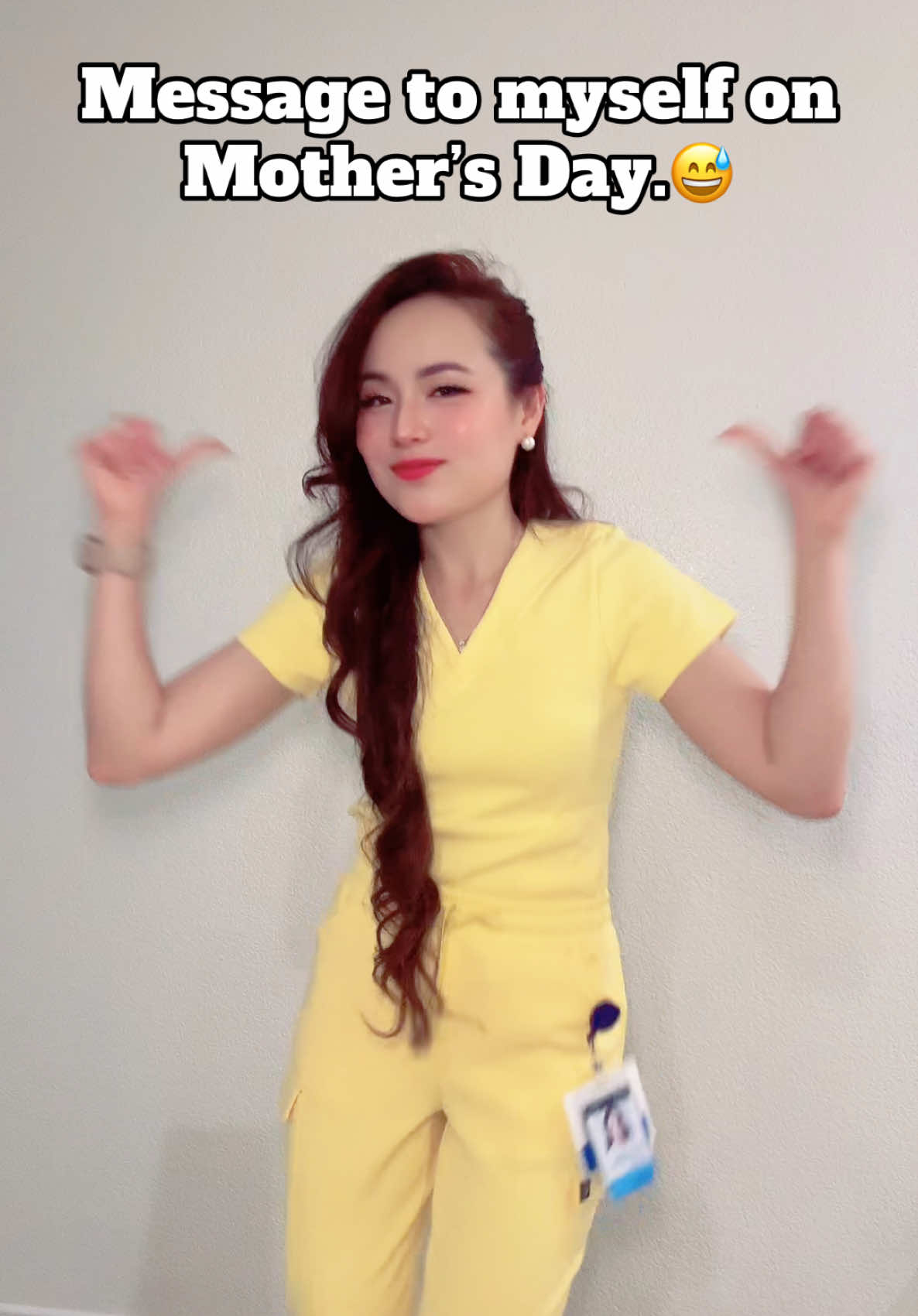 Happy Mother’s day to all the moms out there! Thank you for such an amazing mommas! By the way I love my new scrubs from @CYTY Scrubs , feeling bright and bold..☀️ #scrublife #cytyscrubs #nursesoftiktok #nurselife #nursehumor 
