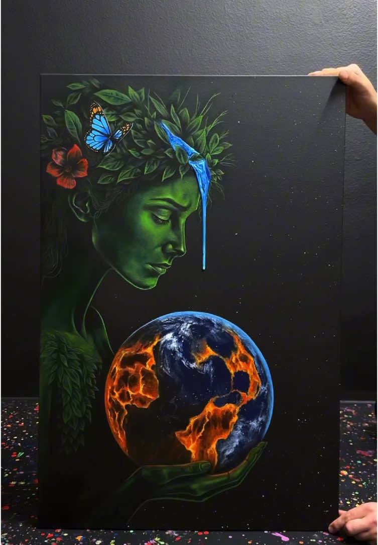 Un artiste qui transforme la peinture en chaos maîtrisé. Son style unique va vous hypnotiser. #art #peinture #artist #créatif  #inspiration #acrylique #viral #création #talent @Chris Jacoub Art 