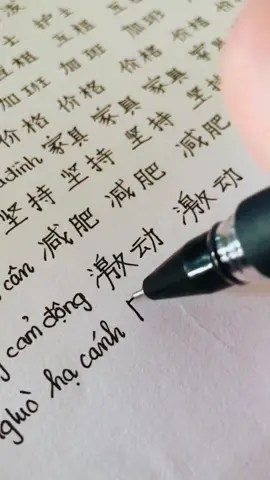 Chủ Nhật thì lấy bài ra viết liền ✍️.      #hoctiengtrung #tuhoctiengtrung #tuvung #luyenvietchuhan #LearnOnTikTok #university #viet #manifest #ngoaingu #hanyu 