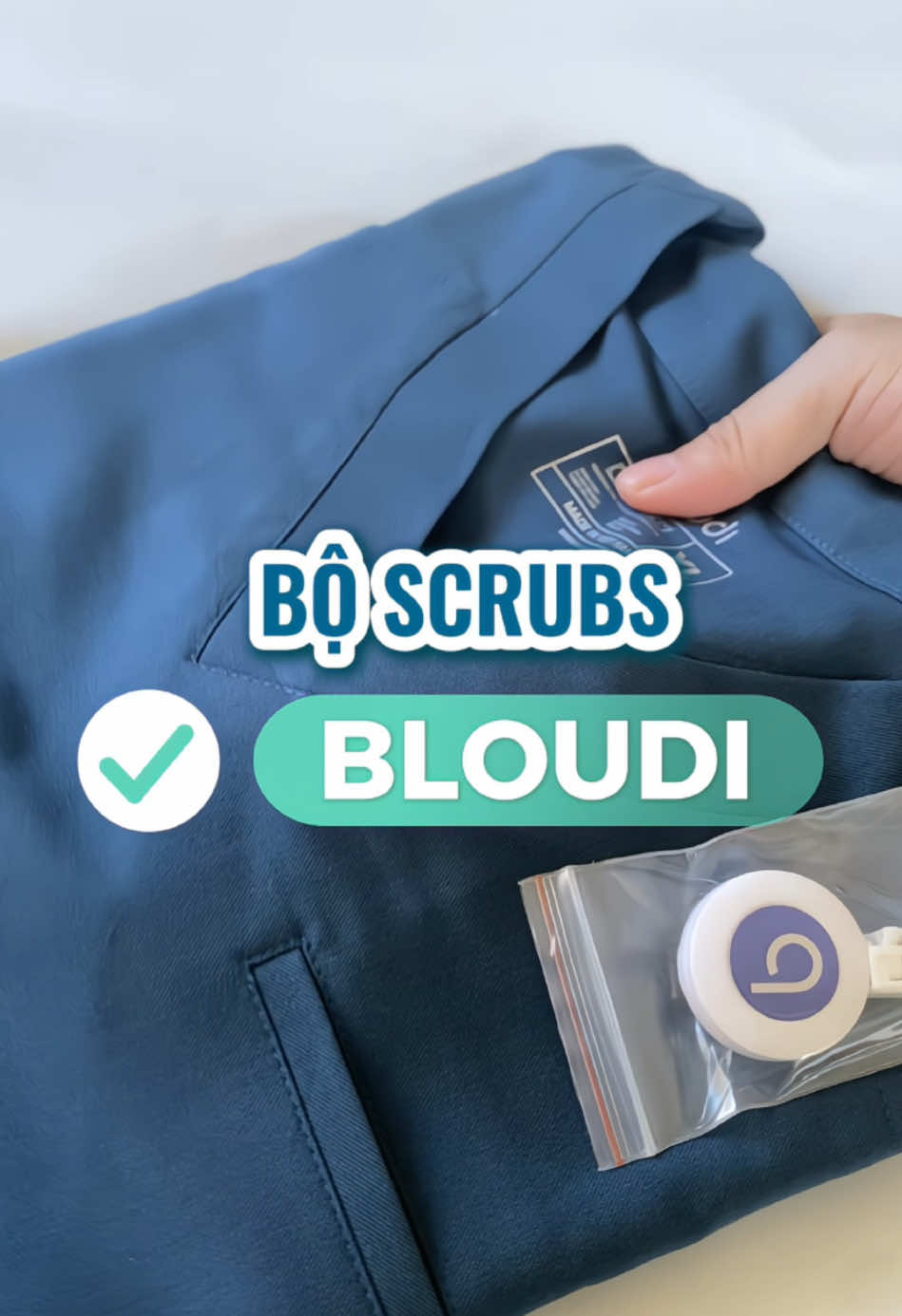 Bận quá mà tậu được em scrubs đẹp phải share ngay 🥰#scrubs #bloudi #doscrubsyte #trangphucyte #boscrubs #boscrubsbacsi 