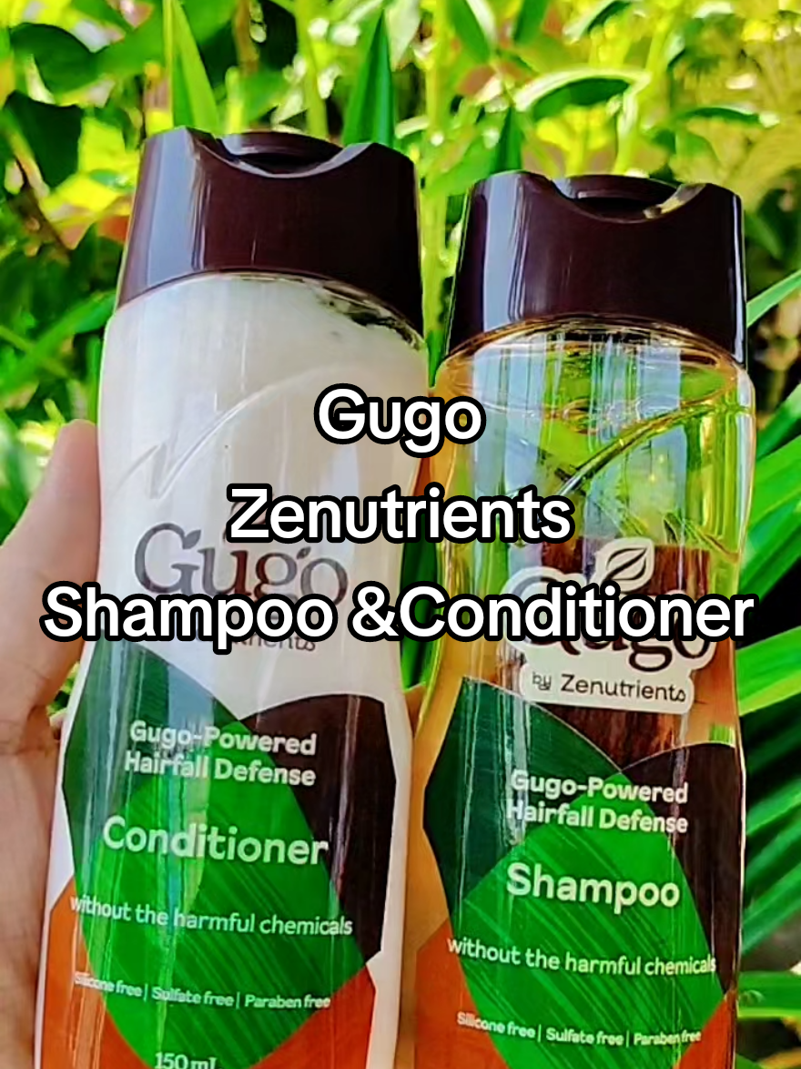 Gugo Zenutrients Shampoo &Conditioner pampatibay ng hair nyo #foryou #highlight #fypspotted #everyone #foryoupage #follower #fyp 