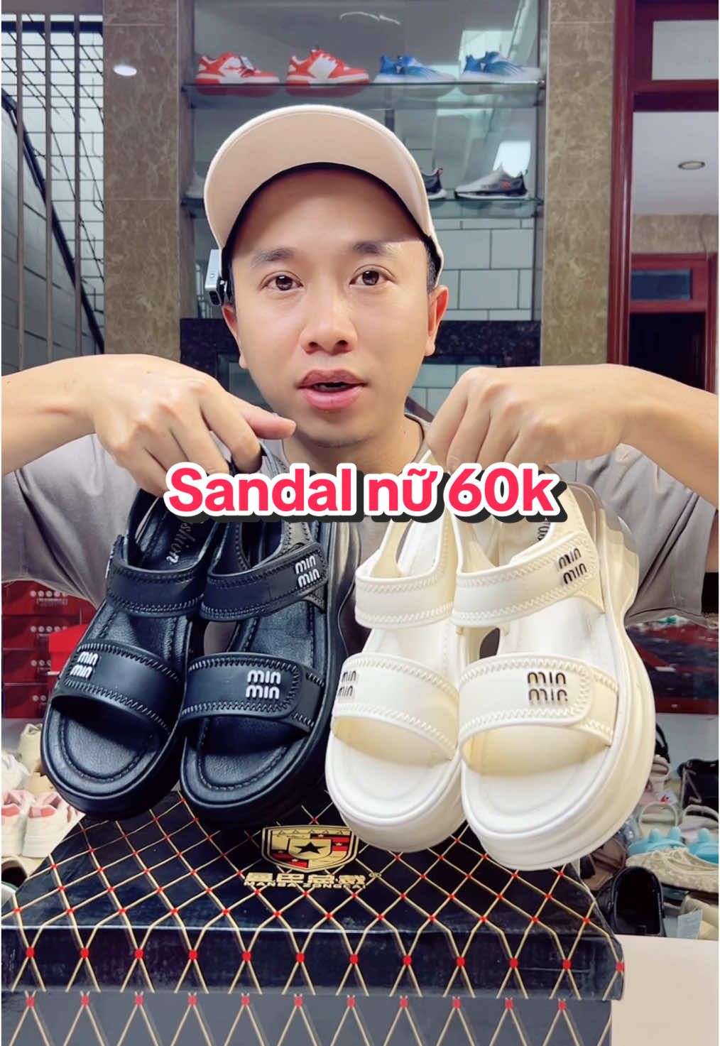 Sandal nữ Miu đế cao 4cm chất liệu cao su non siêu êm #manhgiay #manhbangiay #depnu #sandal 
