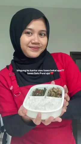 bekal ngantor buat kamu❤️ •⁠  •⁠  •⁠  •⁠  •⁠  •⁠  •⁠  #satuporsiofficial #satuporsi #superkidsmeal #fyp #foryourpage #viral #resepbekal #resepbekalanak #resepbekalhariini #resepbekalsuami #bekalanak #resepsimple #racuntiktok #racunshopee #bekalsuami #bekalkantor #bekalsimple #reseptiktok #movebooster #xyzbca #idebekal #idebekalanak #idebekalsuami #frozenfood #frozenfoodviral #snacktok #menusahur #sahur #resepsahur #makanansahur 