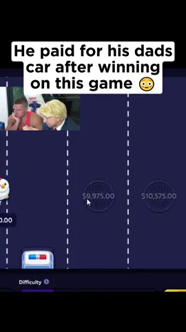 He paid for his dads car after winning on this game 😳 #fyp #streamer #streaming 