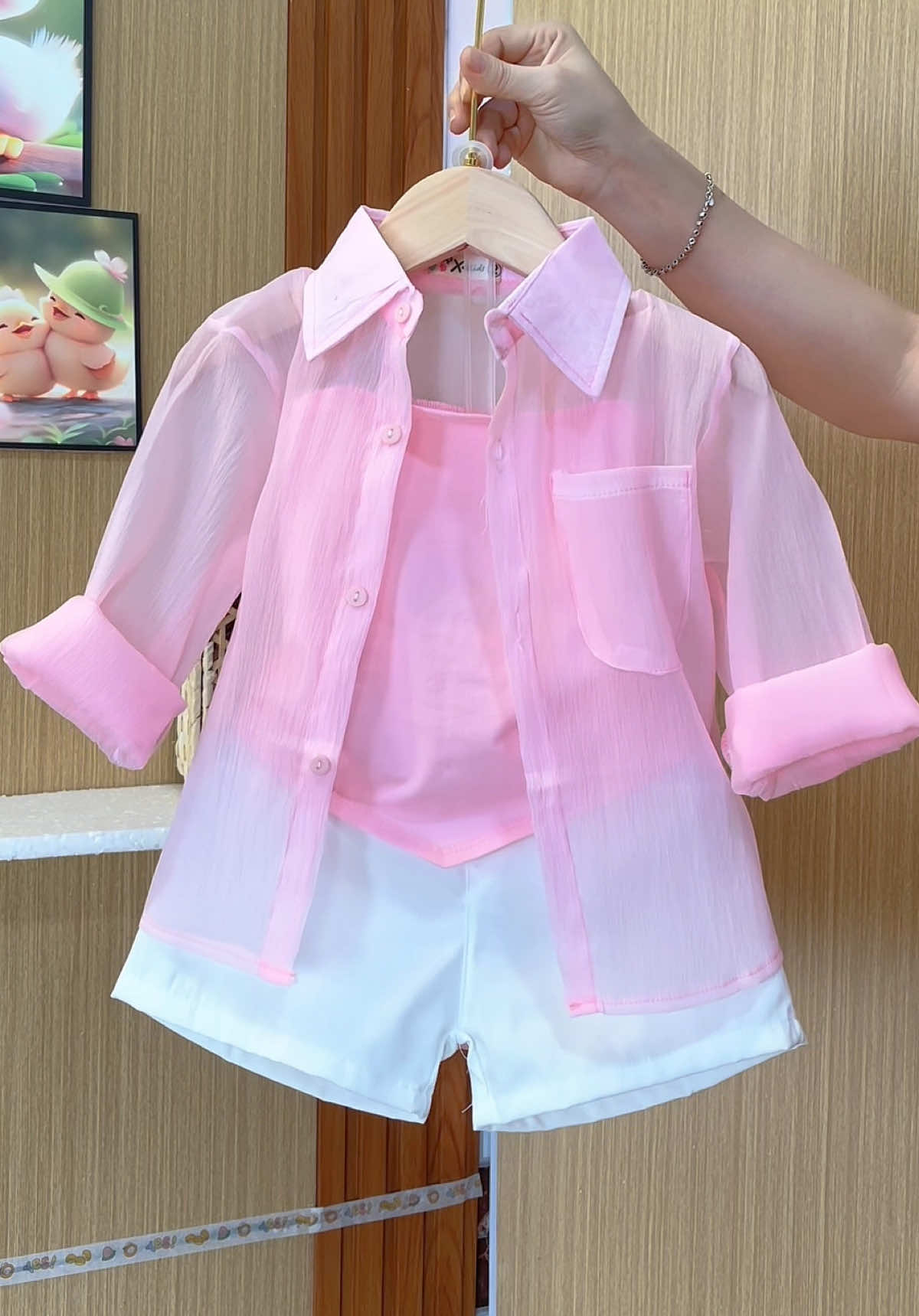 Set xinh 3 chi tiết cho bé yêu chỉ 139k. #doxinhmoingay #thoitrangbeyeu #setdoxinh #setbegai #xuhuong #mevabe #mebereview 