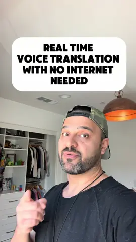 Real time voice translation with no internet needed 