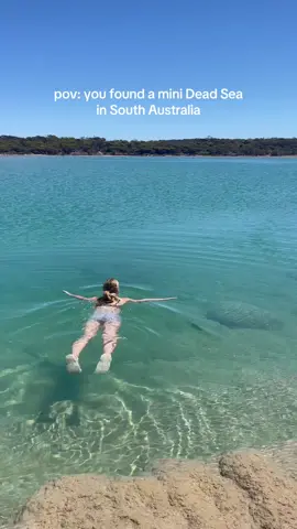 Location 👇🏽 📍Inneston Lake - Yorke Peninsula  If you’re planning to visit, make sure you bring some waterproof shoes because there are salt crystals all over the ground and I was left with some battle scars. 🥲 #traveltiktok #southaustralia #deadsea @Shaihowland 