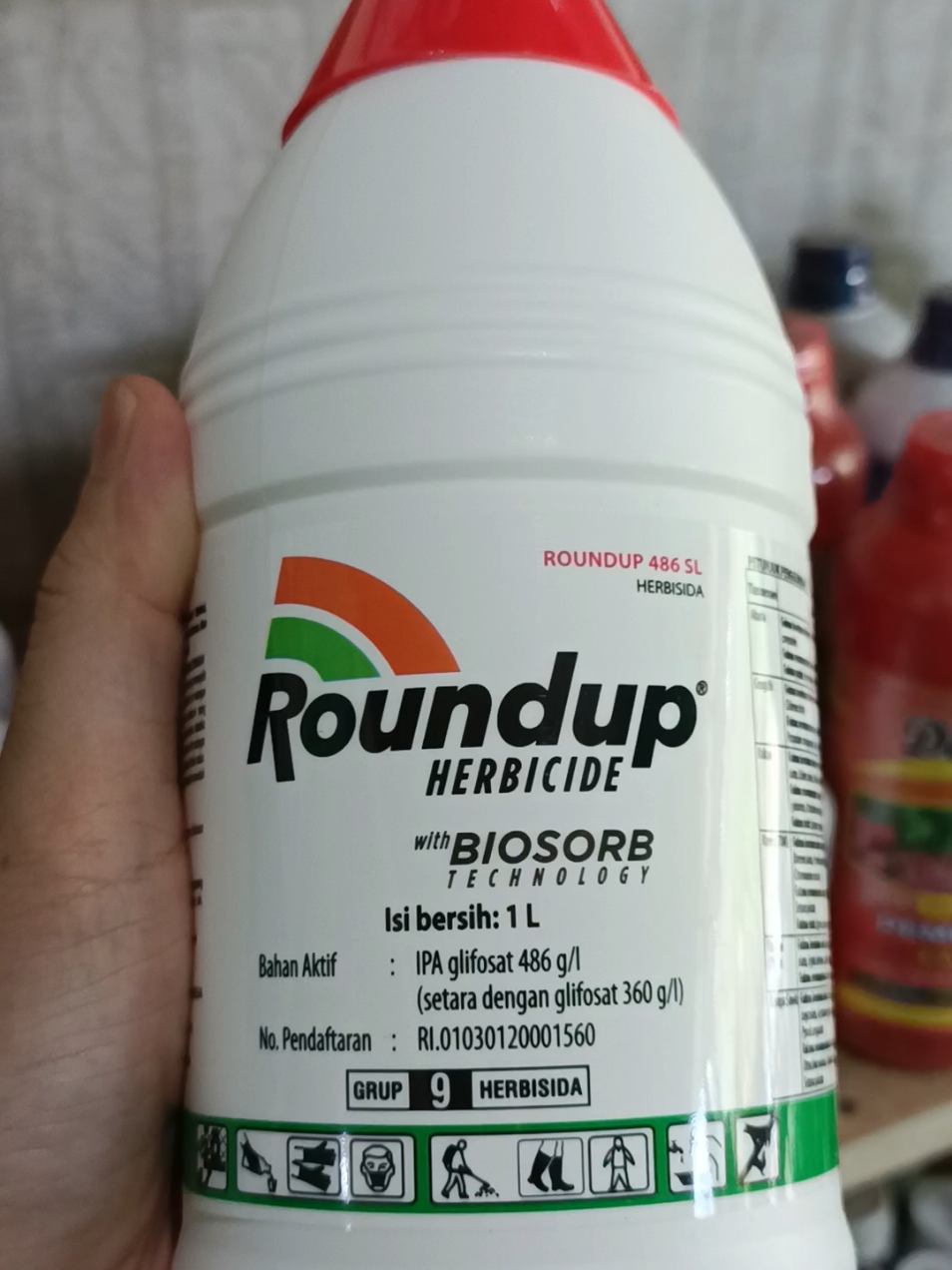 Herbisida Roundup 1L #herbisida #roundup #racun #racunrumput #lahan #pertanian #sawah #perkebunan #ladang #jalan #halaman #halamanrumah #bersih #emakemak #tani #petani #petanimuda #petanimilenial #petanisukses #petanimodern #petaniindonesia🇮🇩🇮🇩🇮🇩🌿🌿 #panen #sukses #gulma #laris #viral #fyp #amin 