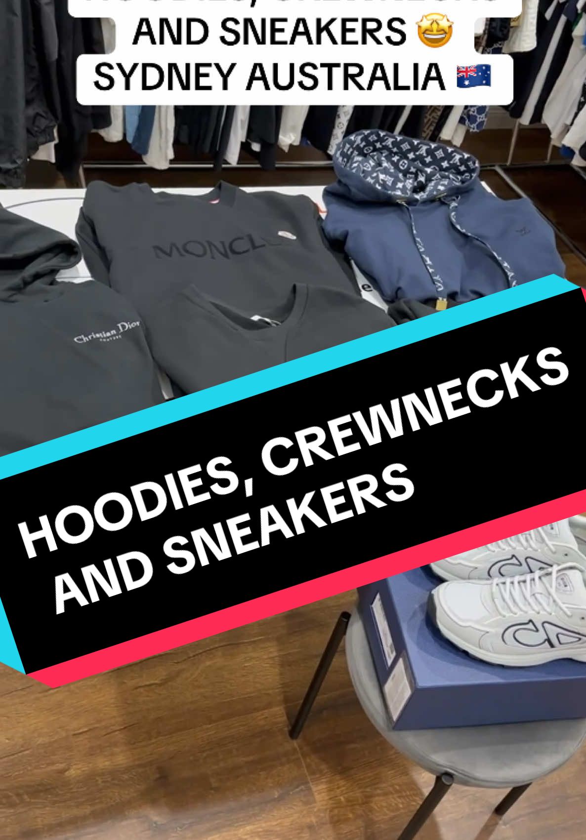 HOODIES, CREWNECKS  AND SNEAKERS 🤩 SYDNEY AUSTRALIA 🇦🇺 #hoodies #crewnecks #sneakers #clothing #mensfashion #mensoutfit #style 