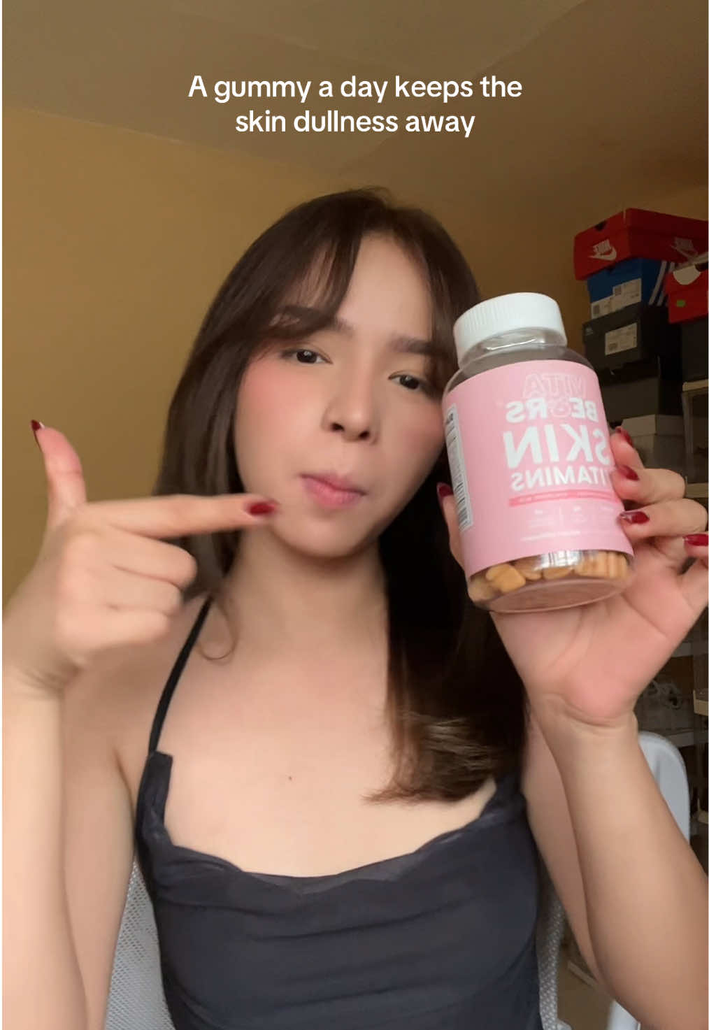 Skin's always glowing with vitabears 😍 #vitabearsskinvitamins #gummybear #collagen 