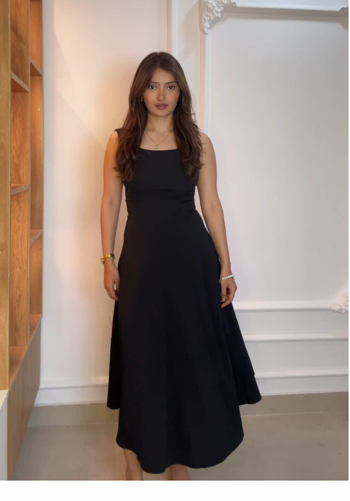 ✨NEW ARRIVALS✨ Black Sleeveless A-line Midi Dress!! 📍Kindly Dm us on instagram or visit our store for further details.. We deliver all over Nepal🇳🇵 #statusladieswear #Summer #tshirts #toryou #typ