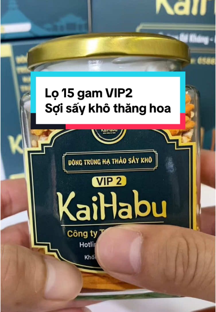 Đông trùng hạ thảo sấy khô thăng hoa lọ 15 gam 