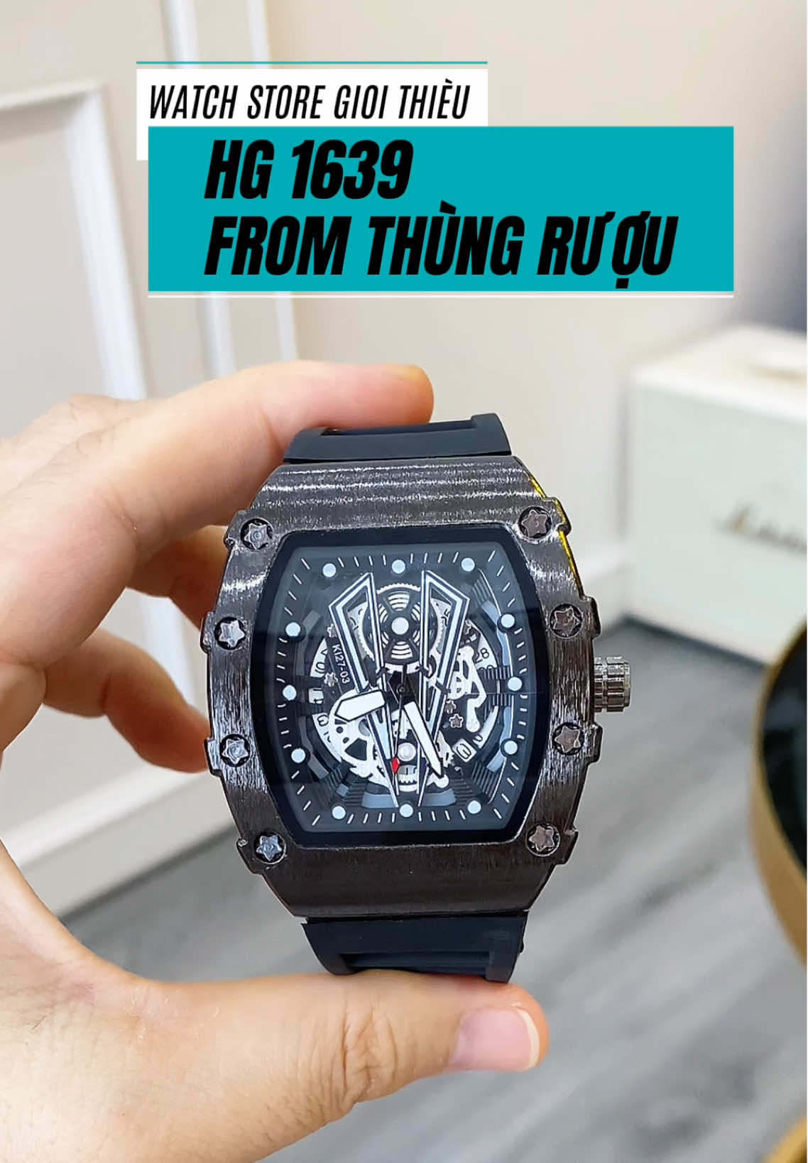 Lên tay chất chơi cùng em đồng hồ thiết kế hầm hố, đậm chất nam tính, chuẩn gu anh em! #dongho #donghonam #donghodeotay #donghothoitrang #xuhuong 