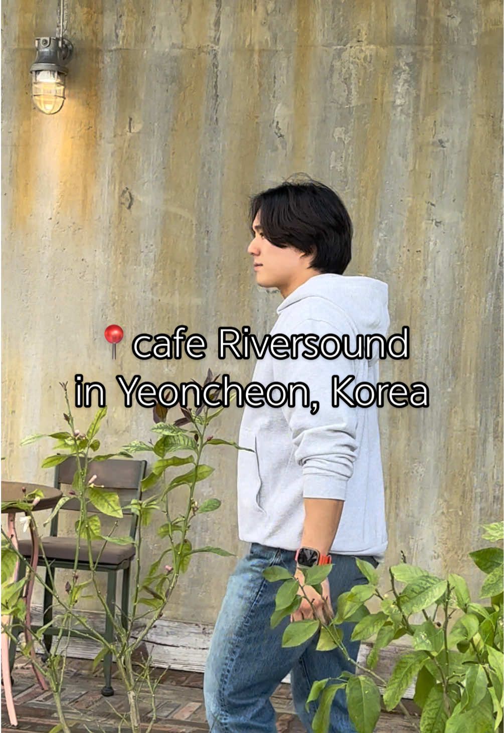 한국 카페를 소개합니다☕️ 📍cafe Riversound  in Yeoncheon, Korea #korea #cafe #yeoncheon #fyp 