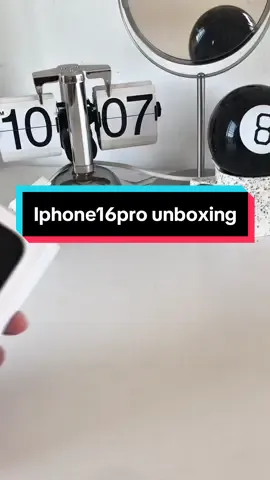 Iphone 16 pro unboxing #iphone #16pro #white #asthetic #unboxingiphone16pro #kevinjustaboyรีวิว #CapCut 